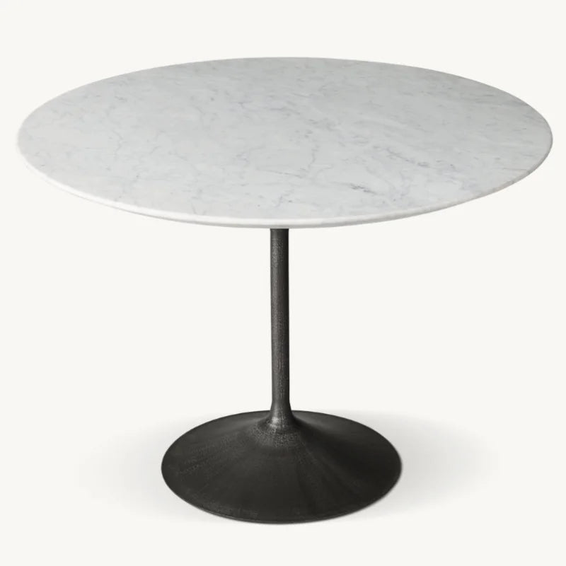 Luxury Customizable Round Marble Dining Table for Modern Home & Hotel