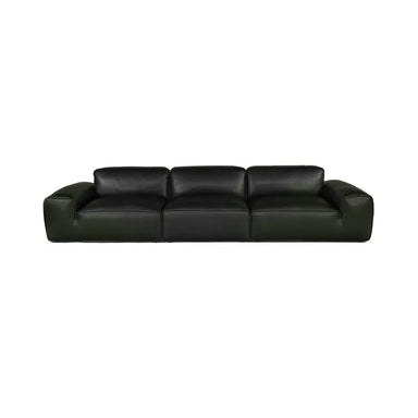 Luxurious Italian Genuine Leather Modular Sectional Sofa Set for Modern Living