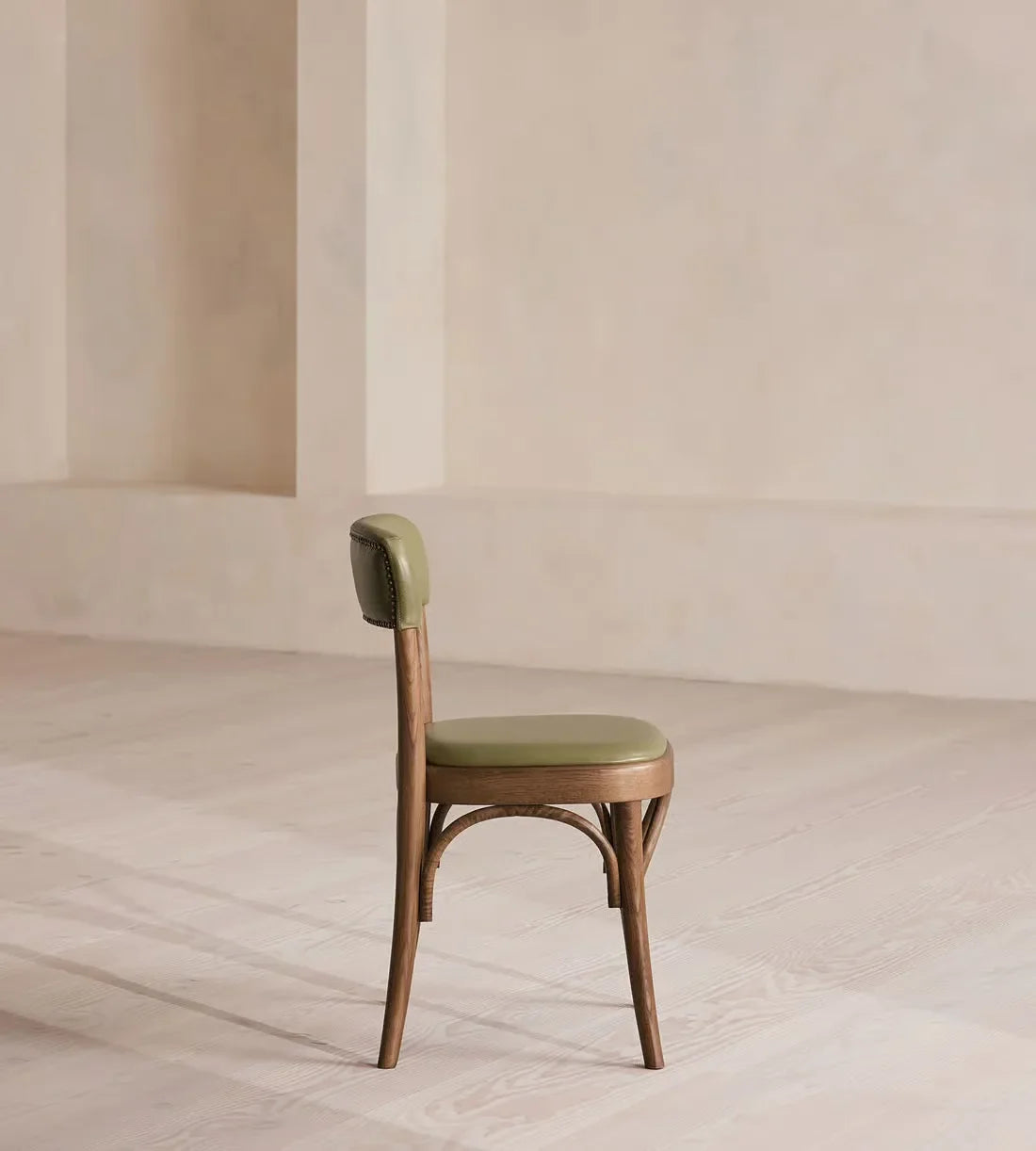 Modern Solid Wood Armless Dining Chair Customizable Home Furniture