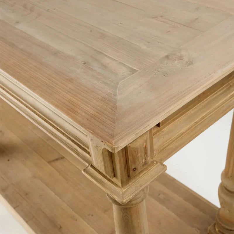 Rustic Reclaimed Fir Wood Console Table - Antique Hallway Living Room Entryway Accent