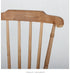 Charming Antique Oak Farmhouse Dining Chair - Slat Back Spindle Cottage Style