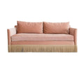 Elegant Velvet Fringe Tassel Sofa for Living Rooms and Apartments