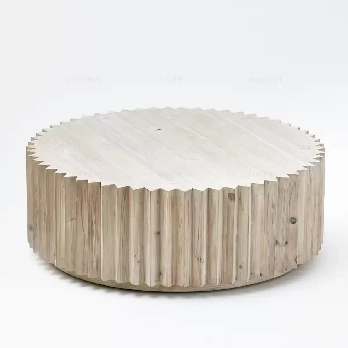 Stylish Midcentury Recycled Pine Coffee Table for Modern Living Spaces