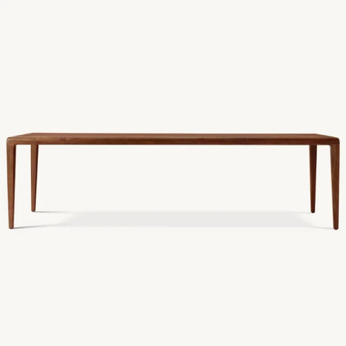 Elegant Square Solid Wood Dining Table – Customizable for Restaurants, Villas & Hotels