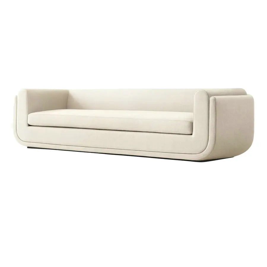 Modern Curved Velvet Sectional Sofa for Luxury Spaces