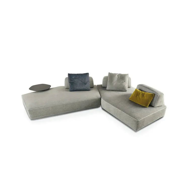 Modern Light Luxury Velvet Modular L-Shape Sofa Set for Living Room Comfort
