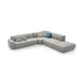 Luxury Custom Square Sectional Modular Fabric Sofa Set for Modern Living Rooms