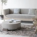 Elegant Mid-Century Concrete Elm Coffee Table for Modern Living Spaces