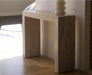 Luxurious Natural Travertine Console Table for Elegant Entryway Living Room