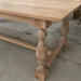 Premium Solid Oak Trestle Dining Table - Hand-Carved Legs, 8-10 Seater