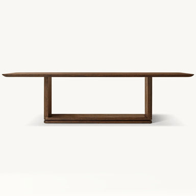 Modern Luxury Solid Wood Handcrafted Dining Table - Elegant Farmhouse Style