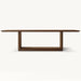 Modern Luxury Solid Wood Handcrafted Dining Table - Elegant Farmhouse Style
