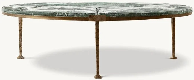 Luxury Custom Handcrafted Marble Coffee Table for Elegant Living Room Decor
