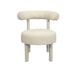 Modern Boucle Accent Lounge Chair: Stylish Living Room Armchair, Cozy Home Furniture