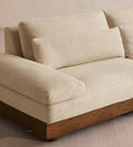 Luxurious Handcrafted Chesterfield Sectional Sofa - U-Shape Fabric Living Room Corner