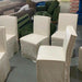 Elegant Versailles Linen Dining Chair with Washable Slipcover and Cushion