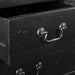 Elegant Black Reclaimed Fir Wood Bookshelf Bookcase Storage Cabinet for Living Room Office