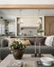 Luxurious Italian Velvet Love Seat Sofa for Modern Living Room Furniture