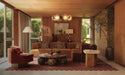 Modern Light Luxury Velvet Modular Sofa Set - Comfortable Oak Living Room Furniture