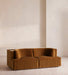 Modern Light Luxury Velvet Modular Sofa Set - Comfortable Oak Living Room Furniture