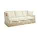 Hollywood Regency Velvet Tassel Sofa, Elegant Fringe Trim Luxury Living Room Couch