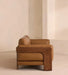 Luxury Modern Wood Frame Handcrafted Leather Sofa - Comfortable Three Seater Couch