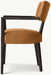 Modern Luxury Customizable Wood Dining Armchair with Oak Veneers