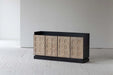 Minimalist Nordic Recycled Pine Wood Sideboard Cabinet - Antique Living Room Storage
