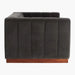 Luxurious Channeled Velvet Sofa, Solid Wood Frame, Elegant Living Room Furniture