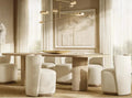 Luxury Cave Stone Dining Table: Modern, Customizable for Home, Restaurant, Hotel