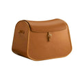 Luxury Italian Nuno Saddle Leather Storage Ottoman Bench for Living Room