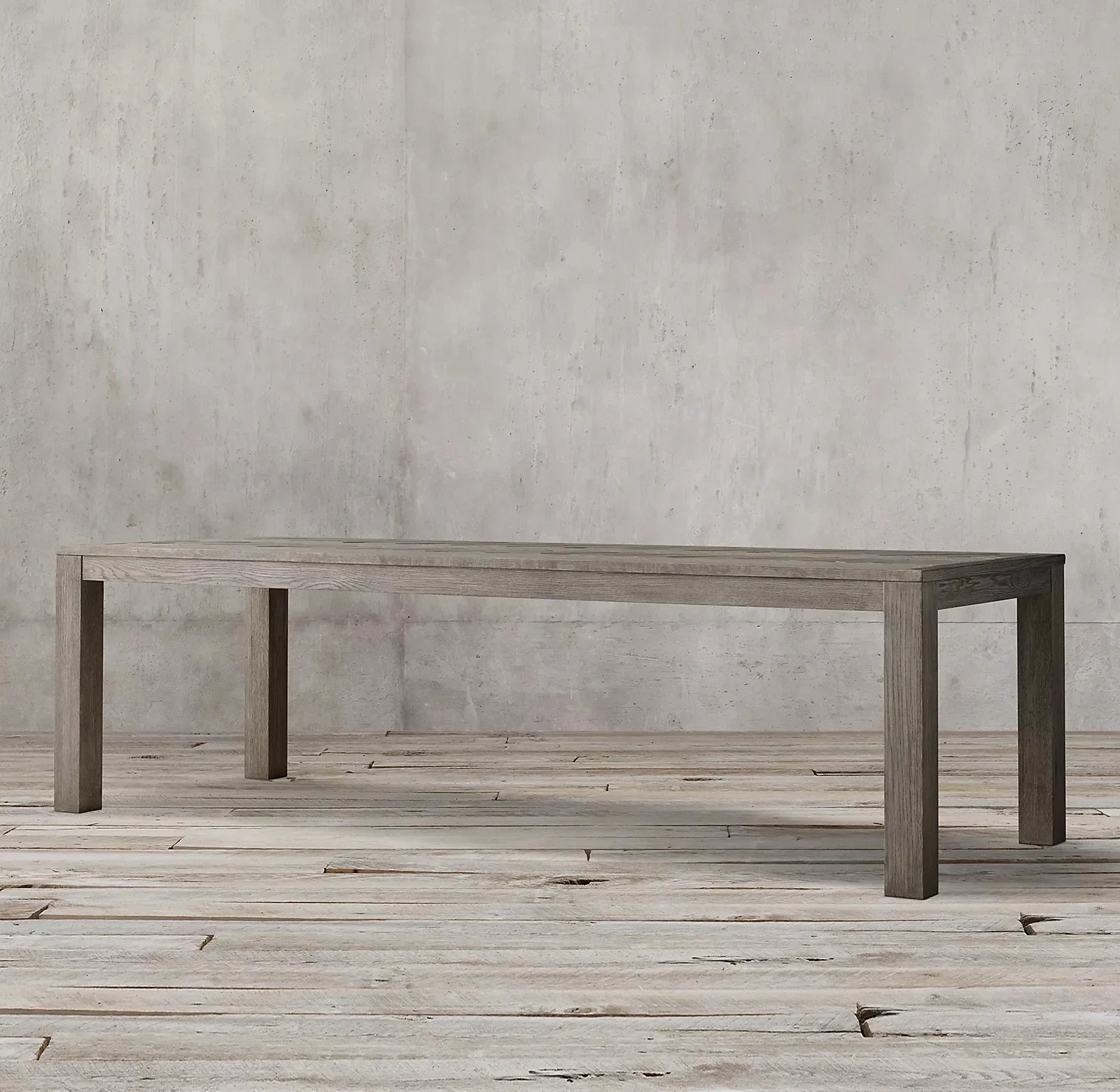 Elegant Solid Wood Dining Table for Home or Restaurant, Customizable Size & Color