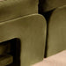 Luxurious Green Velvet Sofa Set: Modern Design, Comfortable Living Room Furniture