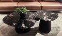 Tostone Calacatta Viola Black Natural Marble Coffee Table Luxury Home Decor
