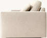 Luxurious Modern Modular Fabric Sofa with Solid Wood Frame and Convertible Bed
