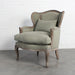 Elegant French Wooden Carved Armchair for Living Room, Wedding, or Accent Piece