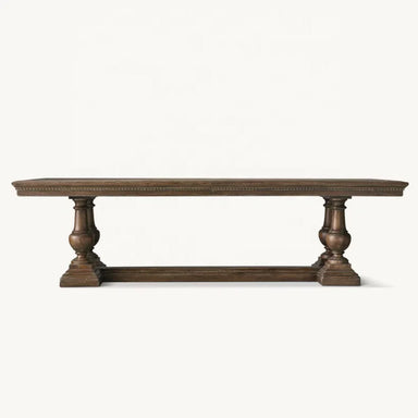 Luxury American Solid Wood Dining Table - Custom Sizes & Colors - Farmhouse Style