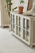Antique Japandi Recycled Pine Sideboard - Elegant Minimalist Living Room Cabinet