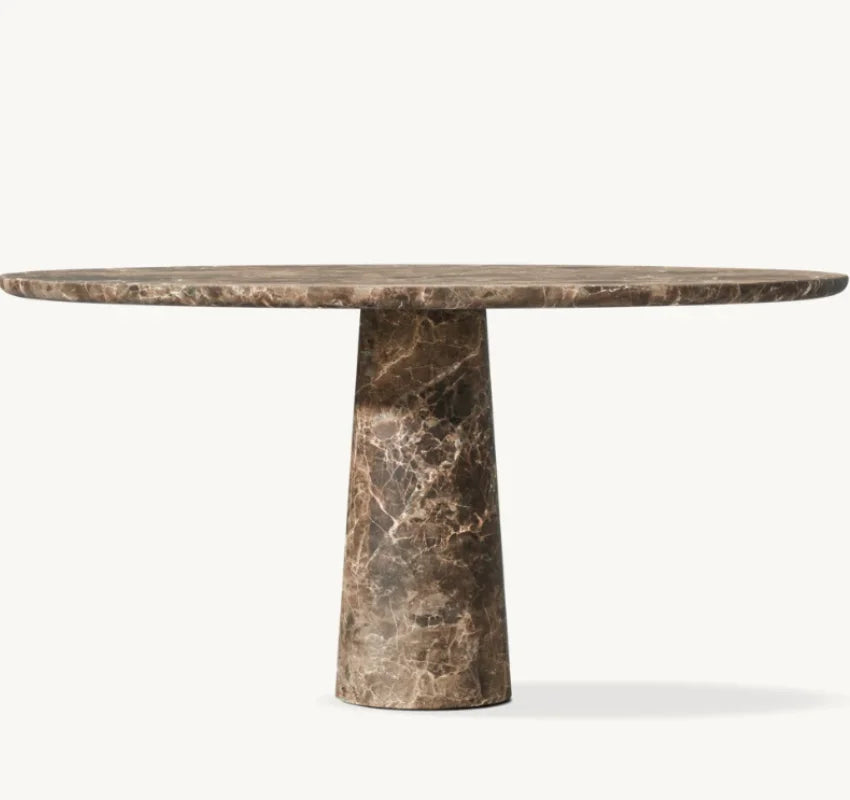 Luxury Marble Round Dining Table for Modern Home, Restaurant, Hotel
