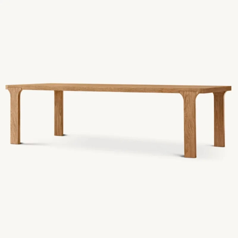 Elegant American Solid Wood Dining Set - Customizable for Home, Hotel, Restaurant Villa.