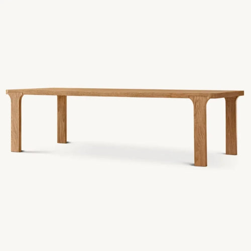 Elegant American Solid Wood Dining Set - Customizable for Home, Hotel, Restaurant Villa.