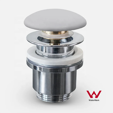 Durable Brass Pop-Up Drain Waste with Ceramic Cover for Sink Basins