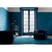 Luxurious Blue Velvet Swivel Club Chair: Modern Channel Tufted Home & Hotel Seating