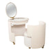 Elegant Wooden Dressing Table with Mirror & Drawers for Luxury Makeup