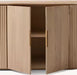 Modern Luxury Solid Oak Wood Sideboard Cabinet with 4 Drawers