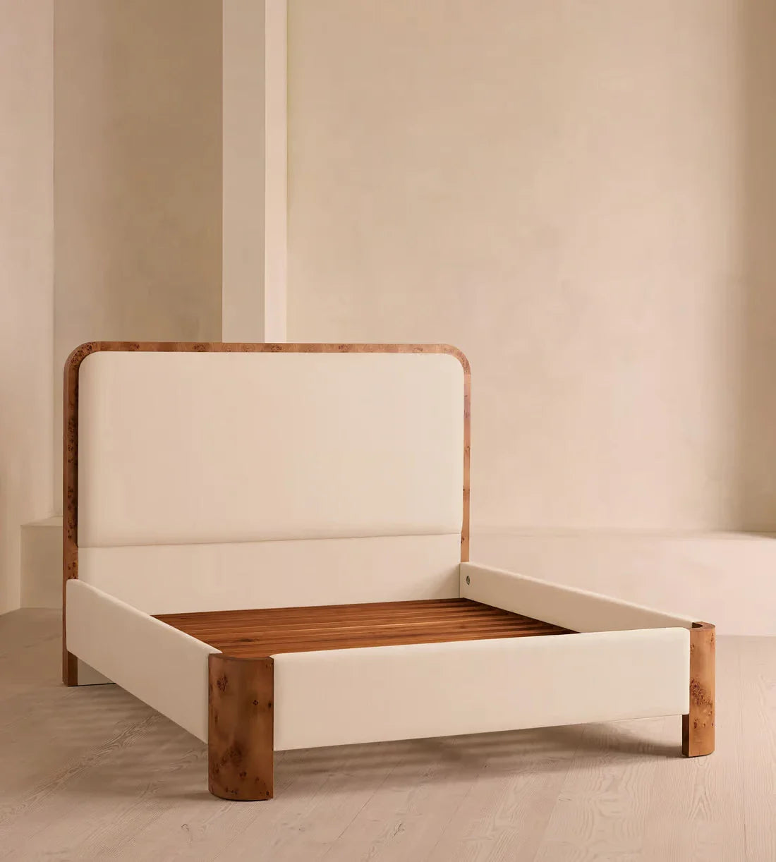 Premium Solid Oak Wood King Size Bed Frame - Modern, Durable, Comfortable Design