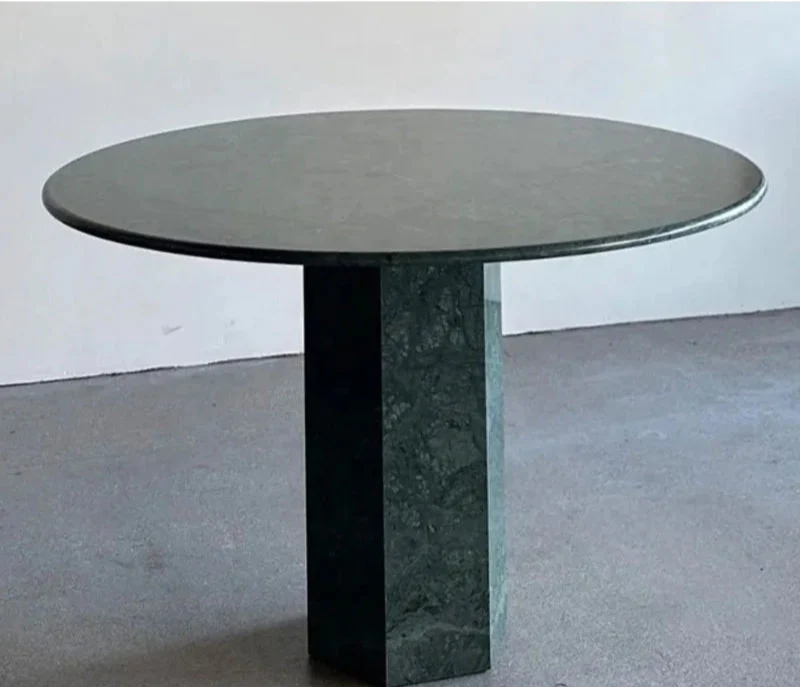 Tostone Elegant Green Marble Coffee Table for Modern Living Room Decor