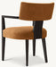 Modern Luxury Customizable Wood Dining Armchair with Oak Veneers