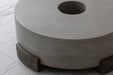 Elegant Mid-Century Concrete Elm Coffee Table for Modern Living Spaces