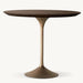 Luxurious American Solid Wood Round Dining Table - Custom Villa Hotel Furniture